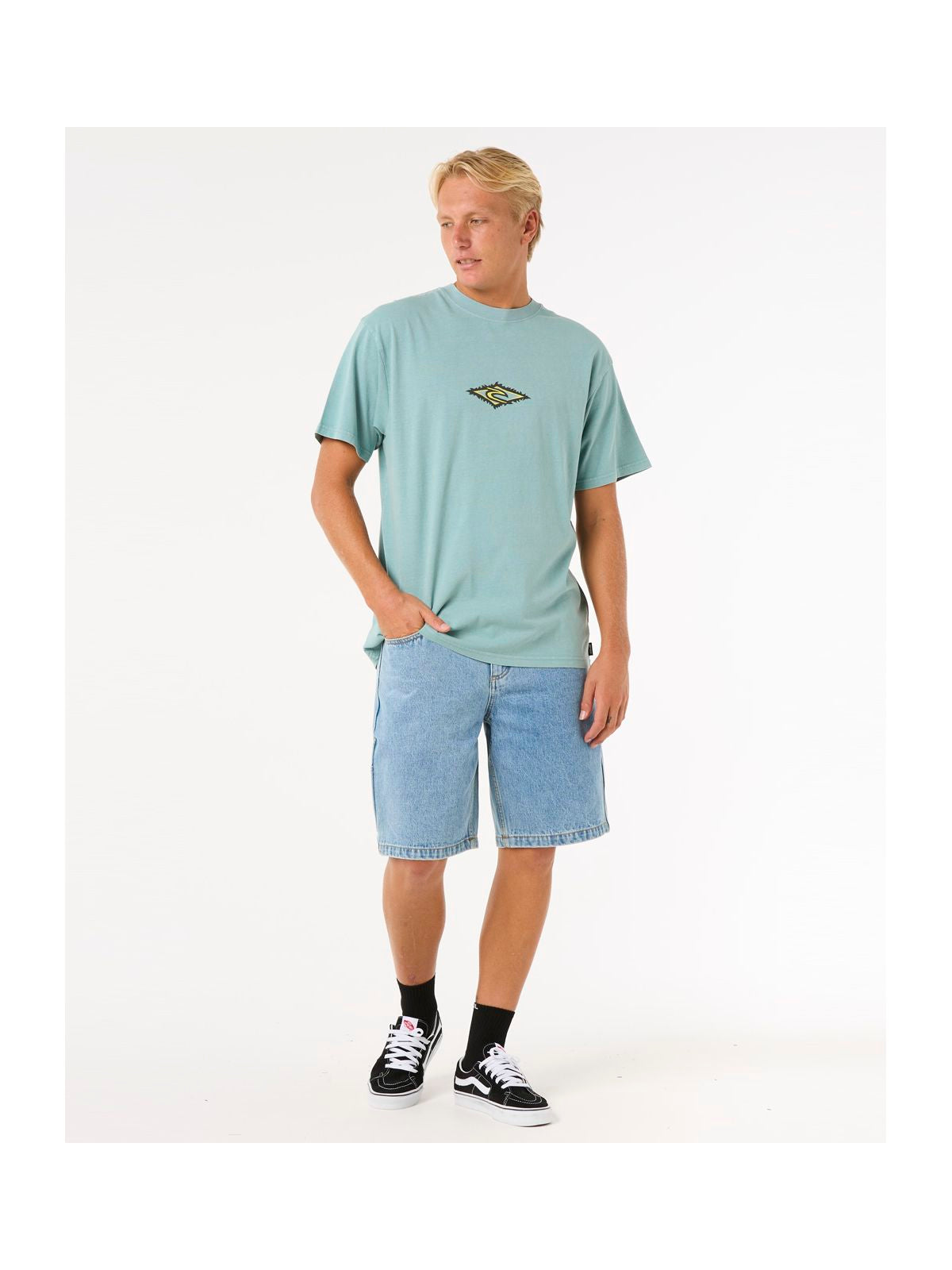 Koszulka RIP CURL Raw Energy Sloth Tee niebieski