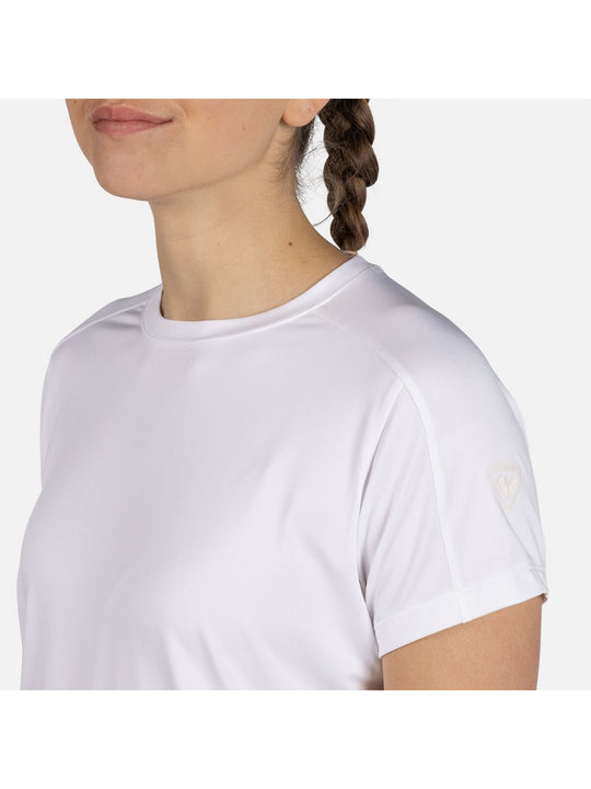 Koszulka treningowa damska ROSSIGNOL W Cloudrest Loose Tee biały - Adventure Sports
