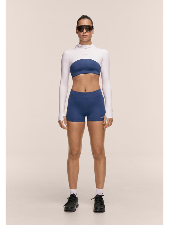 Legginsy treningowe damskie CASALL Performance Running Hot Pants kolor granatowy
