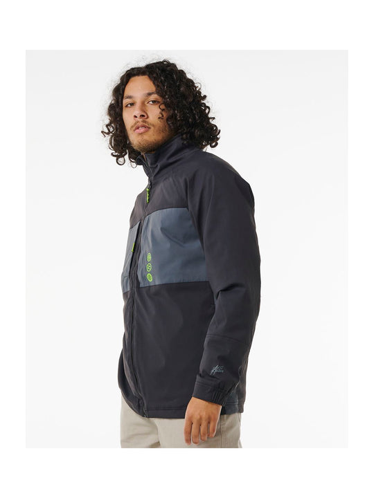 Kurtka męska z DWR RIP CURL Anti Series Archive Jacket czarny - Adventure Sports
