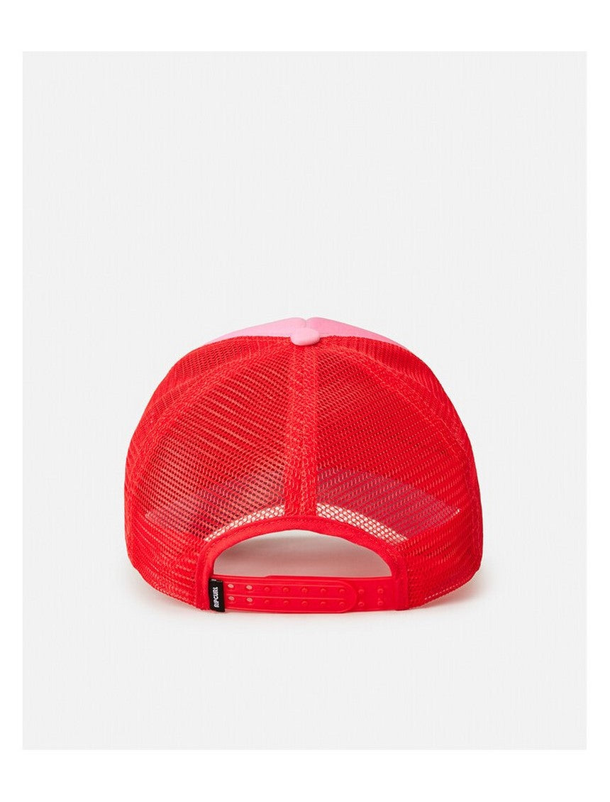 Czapka z daszkiem RIP CURL Surf Puff Trucker różowy