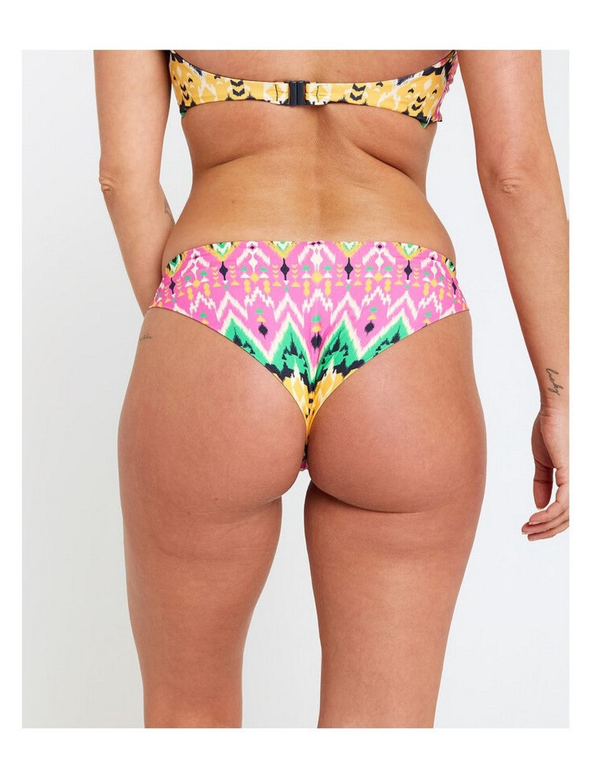 Majtki kąpielowe RIP CURL Ikat Geo Cheeky Pant turkusowe