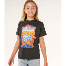 Koszulka dziewczęca RIP CURL Sunshine Squad Band Tee - Girl czarna

