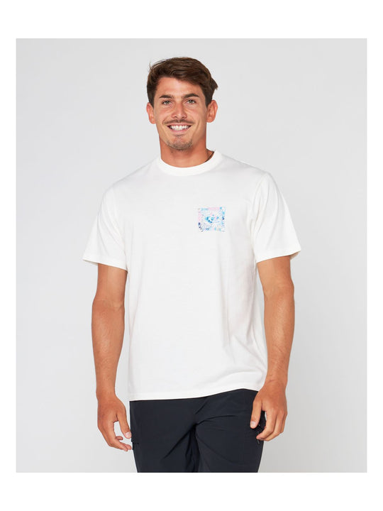 Koszulka RIP CURL Ripcurl X Ba Bapt Photoprintee biały - Adventure Sports

