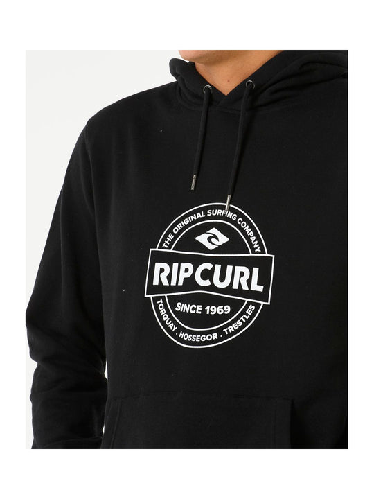 Bluza męska z kapturem RIP CURL Stapler Hood czarna
