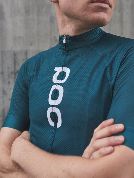 Koszulka rowerowa POC M’s ESSENTIAL ROAD LOGO - niebieski - Adventure Sports

