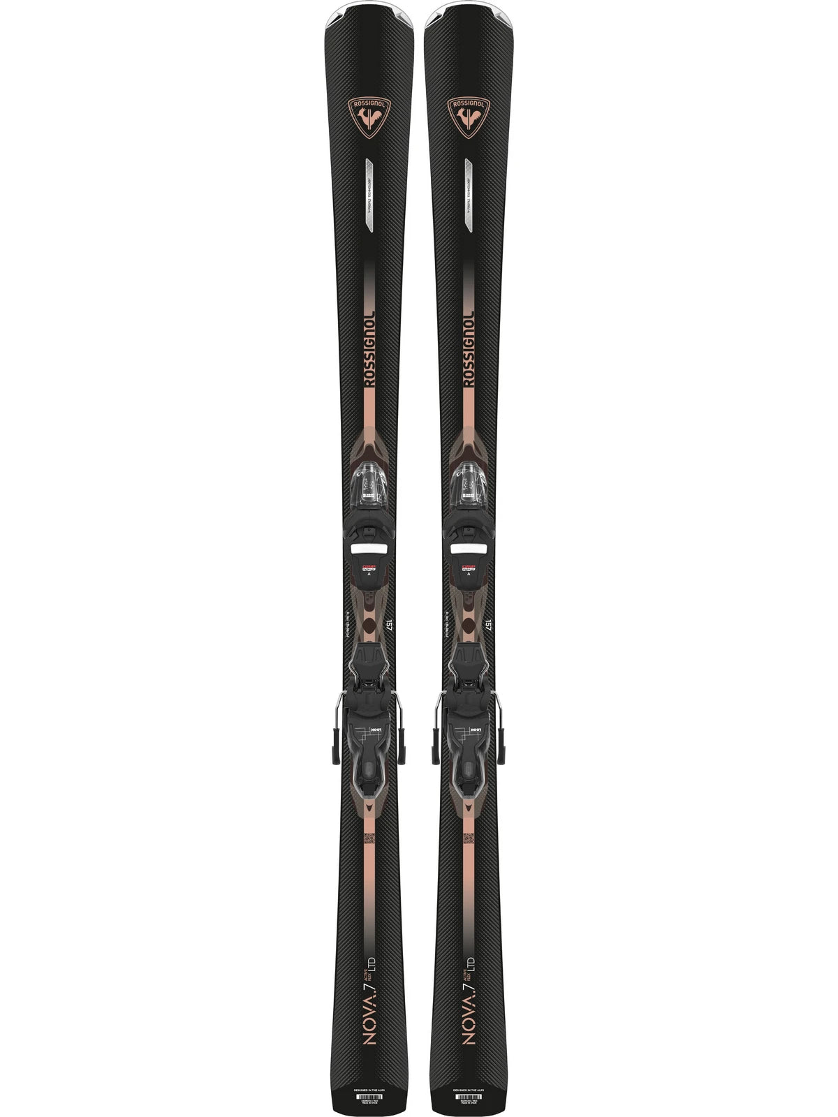 Narty ROSSIGNOL Nova 7 Ltd Retail + wiązania LOOK Xpress W 11 Gw B83 Granit Black
