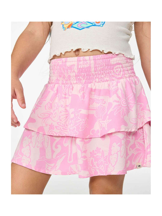 Spódnica dziewczęca RIP CURL Surf Magic Skirt-Girl różowa
