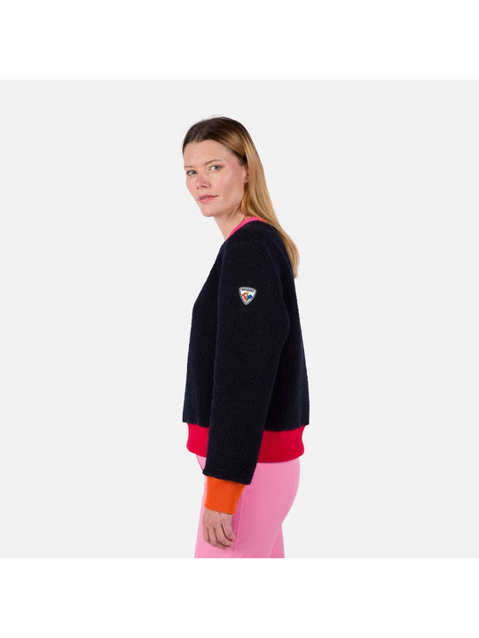 Bluza Rossignol W Lumy Fleece Sweat niebieski - Adventure Sports
