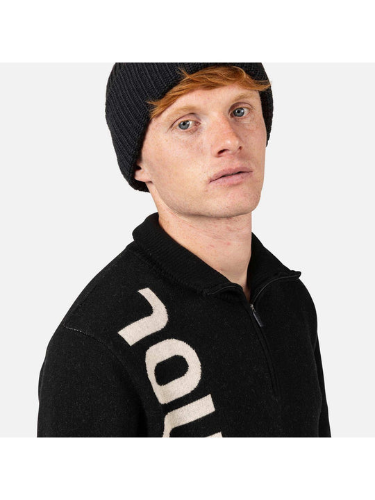 Sweter męski ROSSIGNOL SIGNATURE HZ SWEATER czarny
