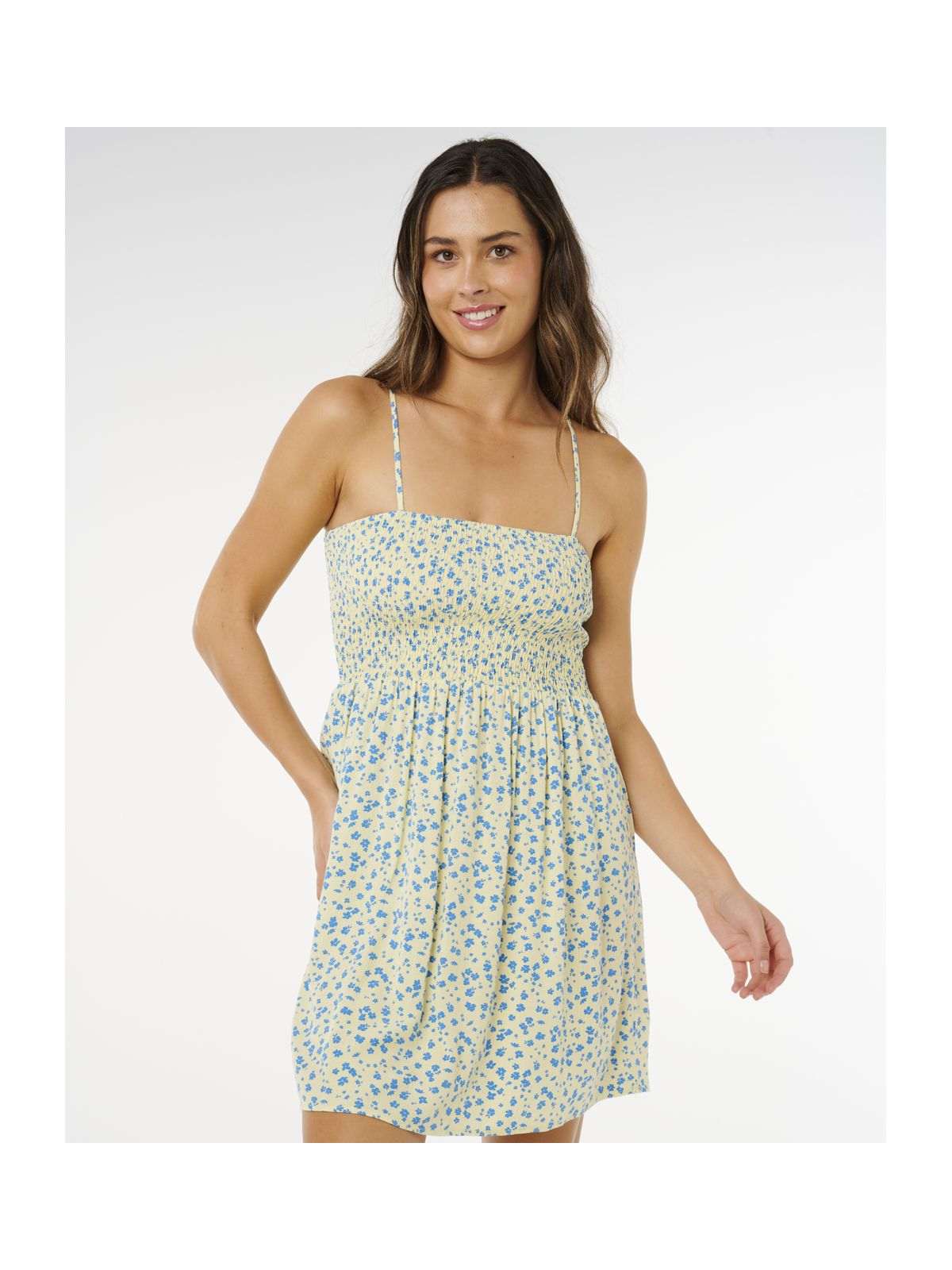 Sukienka RIP CURL Surf Side Shirred Dress żółta