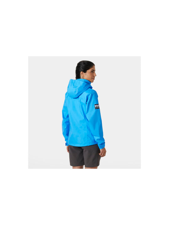 Kurtka HELLY HANSEN W CREW HOODED JACKET niebieski - Adventure Sports
