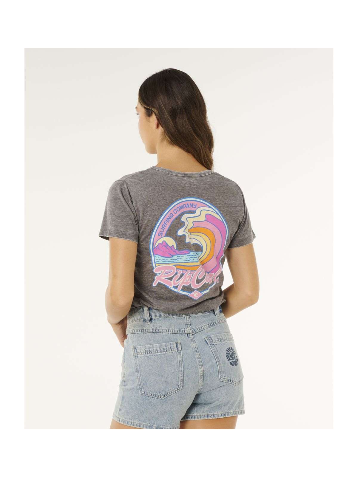 Koszulka damska RIP CURL Layday Standard Tee czarna