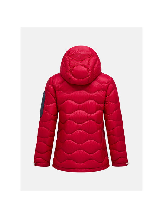 Kurtka PEAK PERFORMANCE Helium Utility Down Hood Jacket Women bordowy
