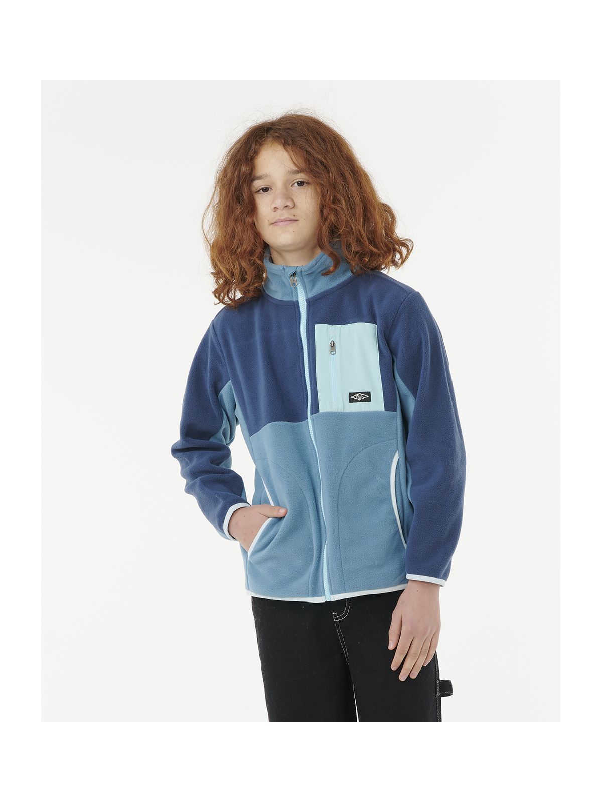 Bluza RIP CURL RAW ENERGY BLOCK FLEECE - BOY niebieska