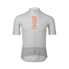 Koszulka rowerowa POC M’s ESSENTIAL ROAD LOGO - biały | szary - Adventure Sports
