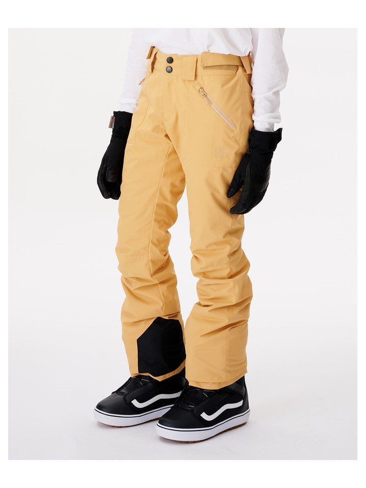 Spodnie narciarskie RIP CURL Rider High Waist Pant żółty - Adventure Sports
