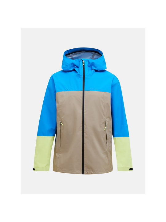 Kurtka PEAK PERFORMANCE Trail Hipe Shell Jacket Men beżowy - Adventure Sports
