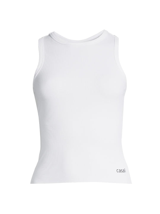 Koszulka sportowa CASALL Defined Rib Racerback biały - Adventure Sports
