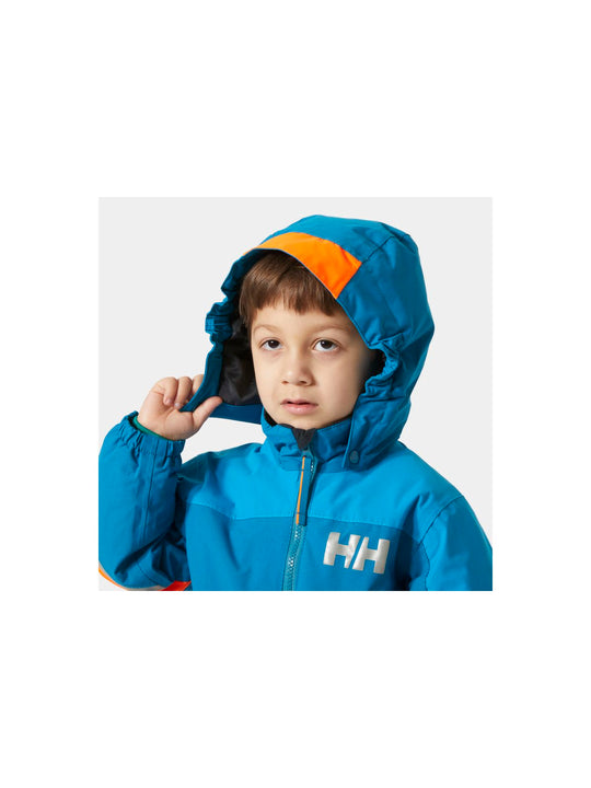 Kombinezon dziecięcy HELLY HANSEN K Rider 3.0 Ins Suit kolor niebieski
