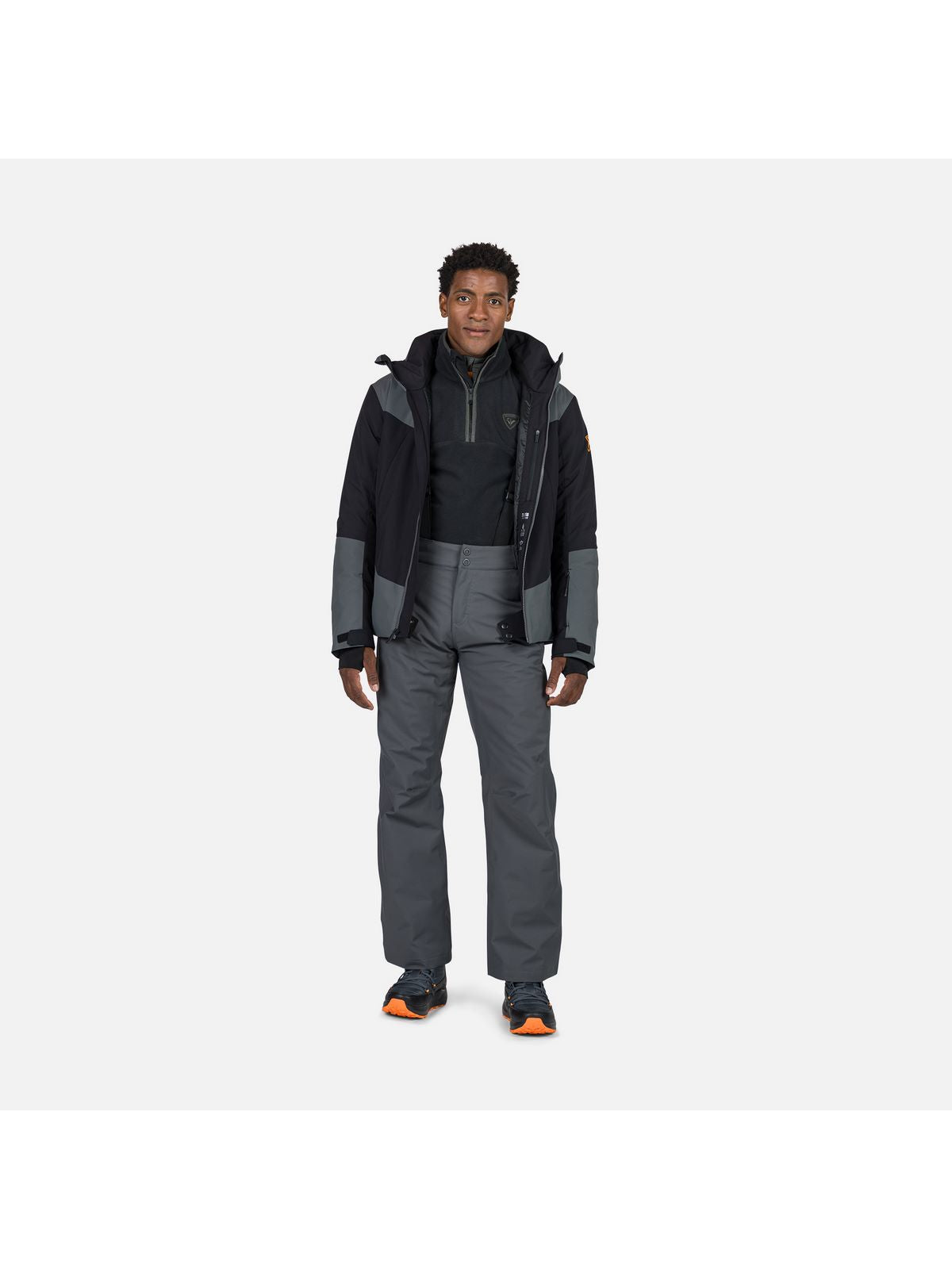 Bluza męska męska ROSSIGNOL Strawpile Fleece Hz czarny