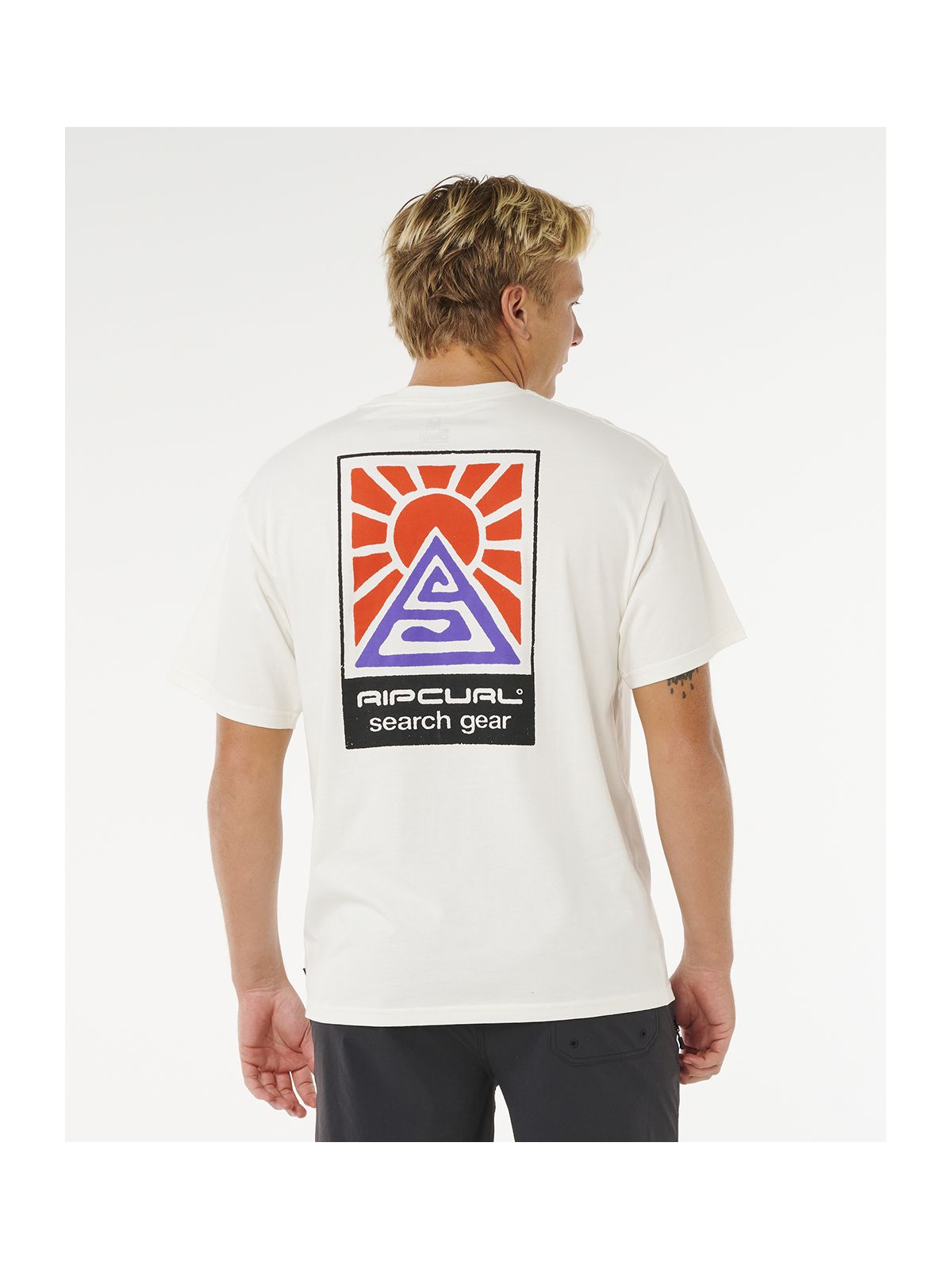 Koszulka męska RIP CURL Search Dawn Tee biała