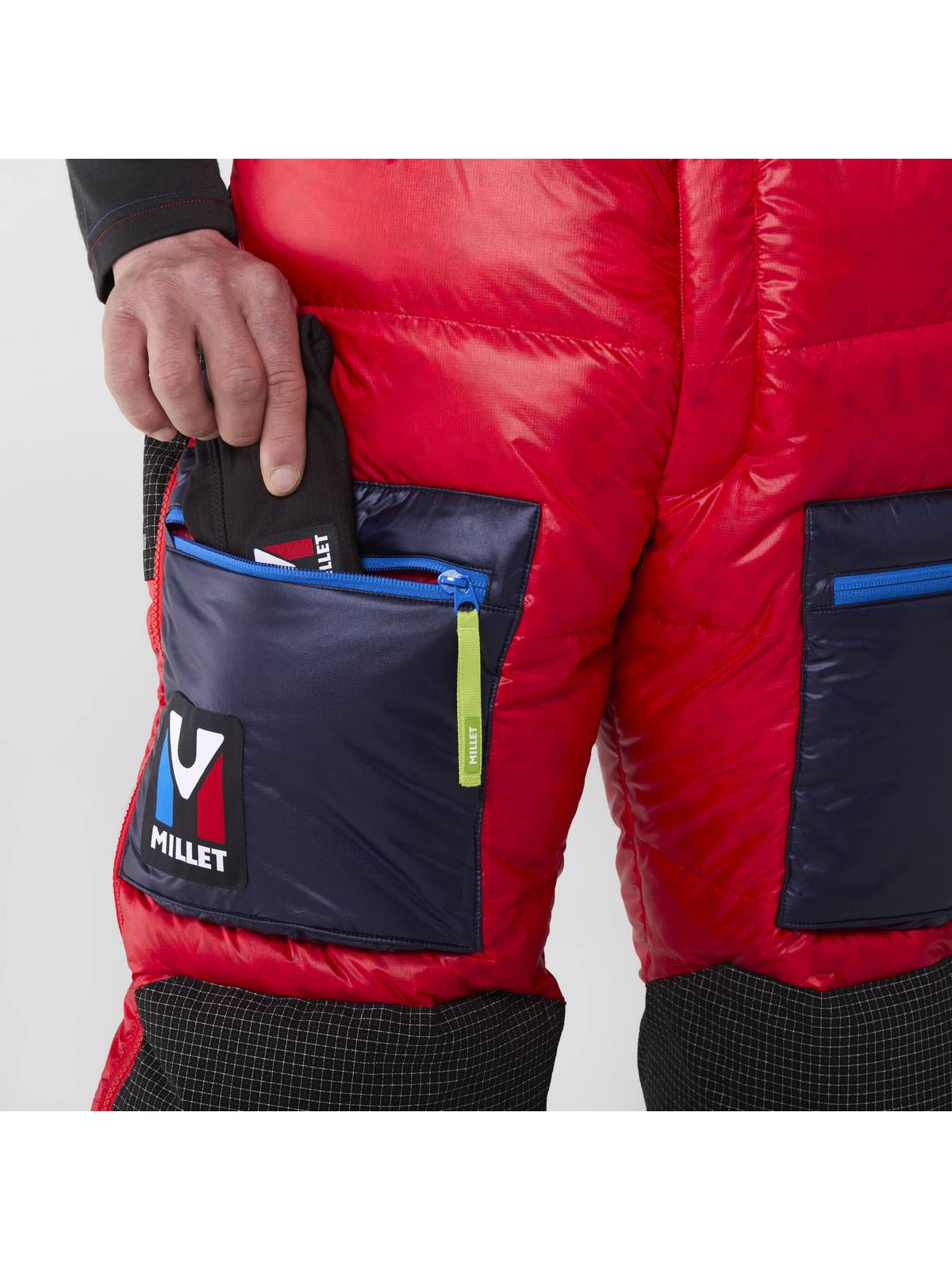 Spodnie męskie MILLET Mxp Down Overpant M czerwone