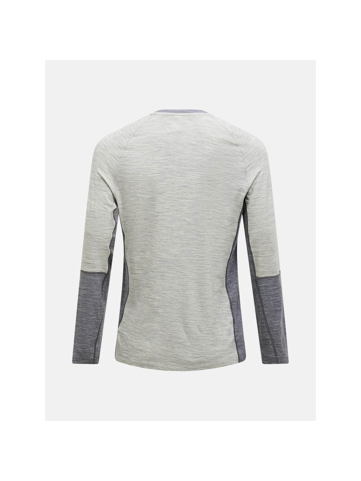 Koszulka termiczna męska PEAK PERFORMANCE Magic Crew Wool-blend Baselayer Men szara