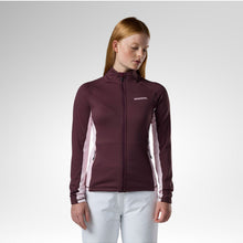 Bluza damska ROSSIGNOL W Blackside Mix Fz Fleece bordowa
