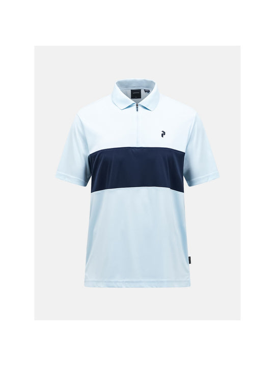Koszulka PEAK PERFORMANCE M Player Zip Polo niebieski - Adventure Sports
