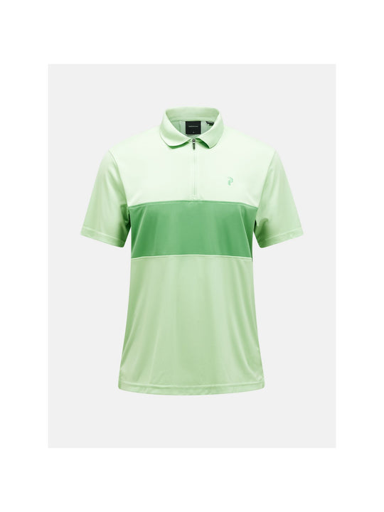 Koszulka PEAK PERFORMANCE M Player Zip Polo zielony - Adventure Sports
