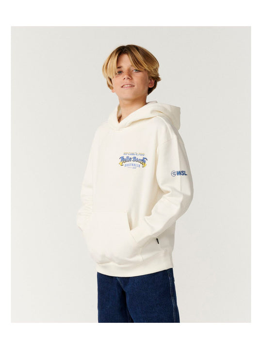 Bluza chłopięca RIP CURL Rip Curl Pro Bells 26 Hood-Boy biała
