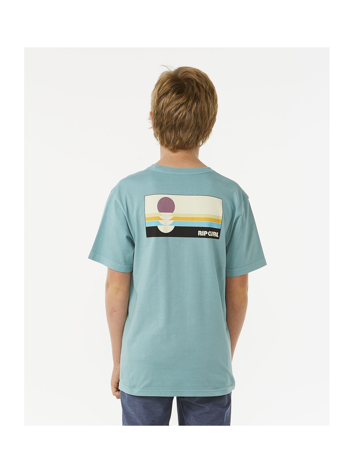 Koszulka RIP CURL Surf Revivial Peaking Tee Boy niebieski - Adventure Sports
