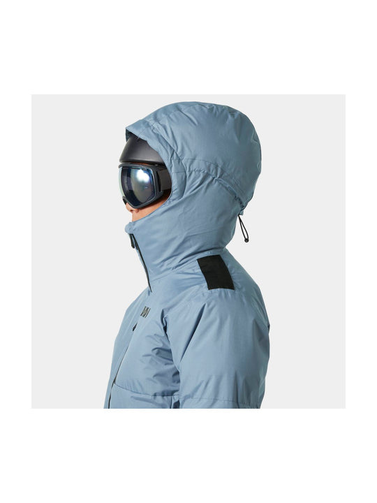 Kurtka narciarska damska HELLY HANSEN W KVITFJELL RACE PUFFY JACKET granatowa
