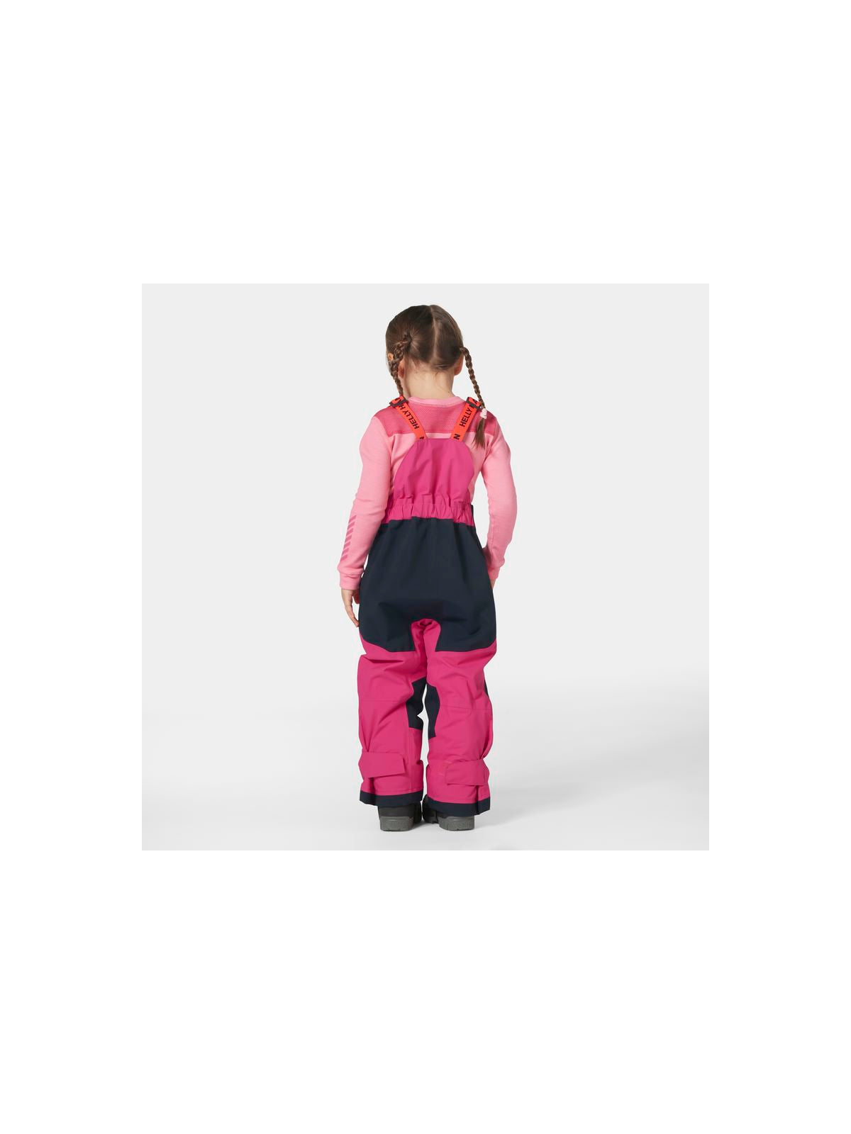 Spodnie narciarskie dla najmłodszych Helly Hansen K Rider 2 Ins Bib różowy - Adventure Sports