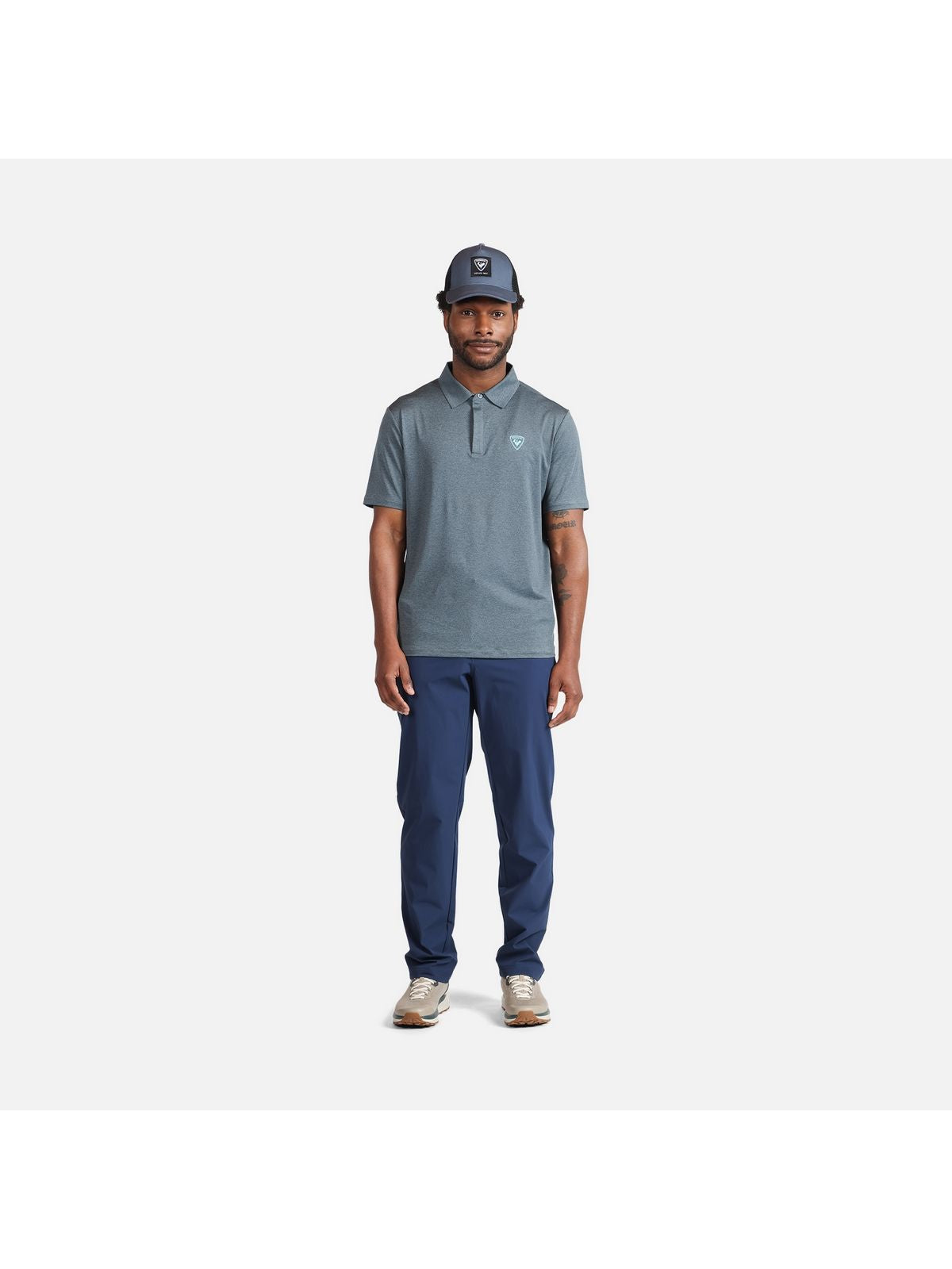 Koszulka męska polo ROSSIGNOL Cloudrest Polo niebieski - Adventure Sports