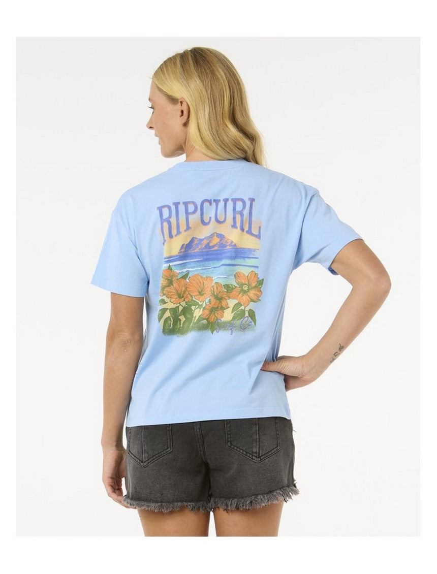 Koszulka RIP CURL La Joya Relaxed Tee niebieski