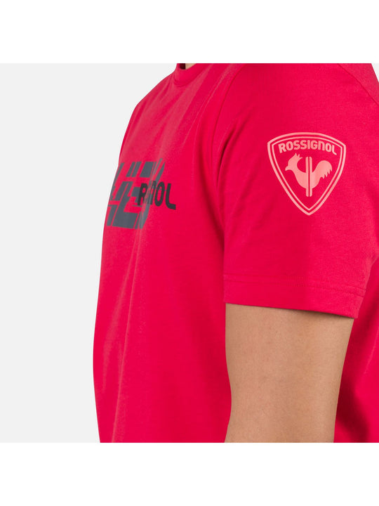 Koszulka Rossignol New Hero Graphic Tee czerwony - Adventure Sports
