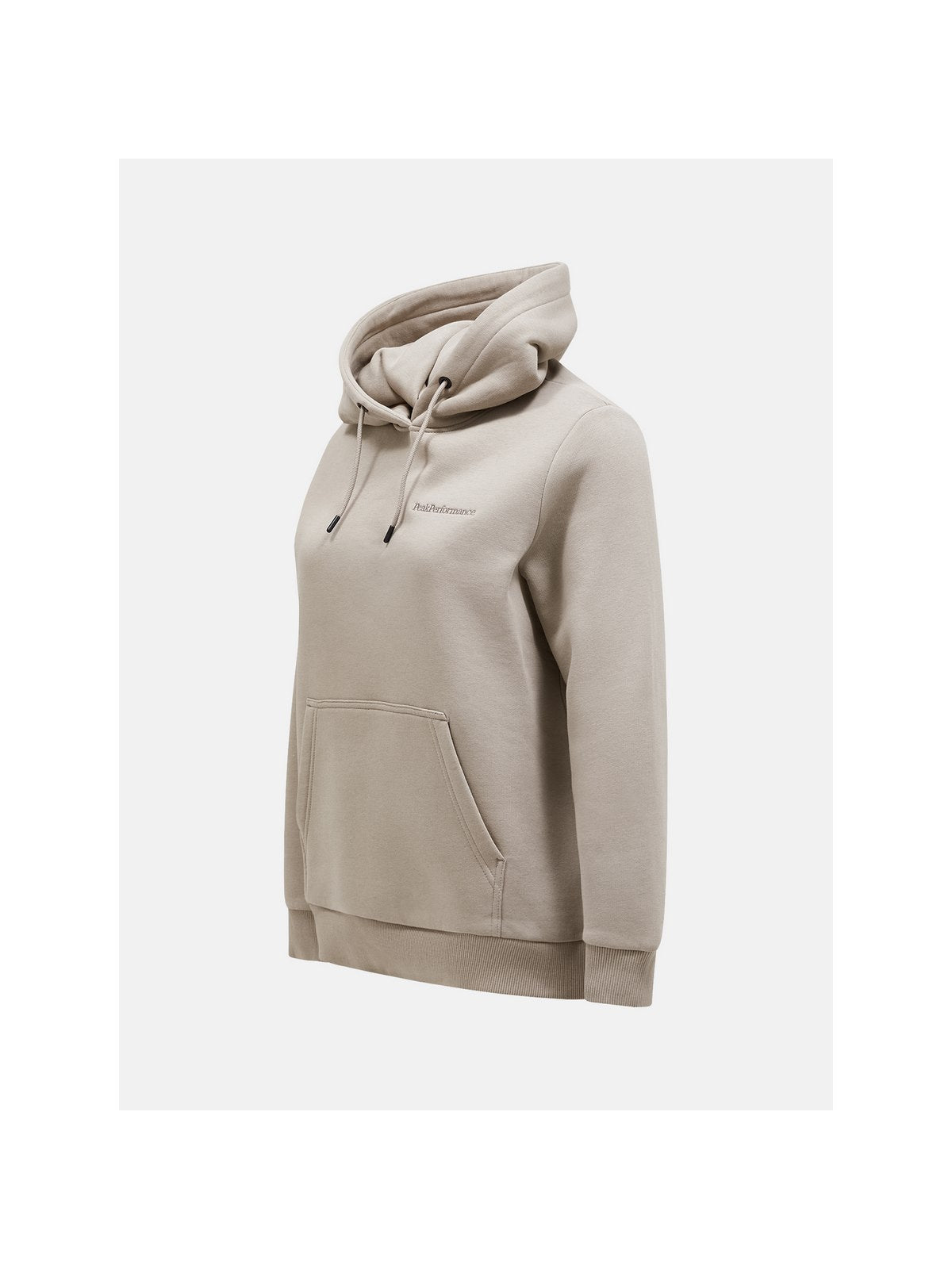 Bluza kangurka damska Peak Performance W Original Small Logo Hoo beżowy - Adventure Sports