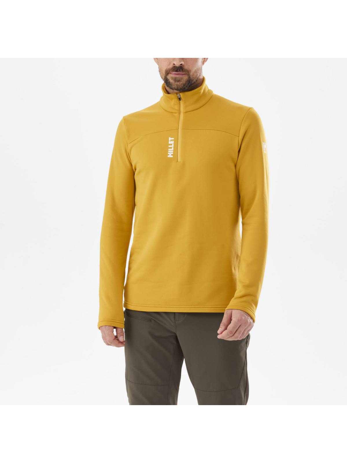Bluza outdoorowa męska MILLET M Seneca Fleece Po Żółta - Adventure Sports