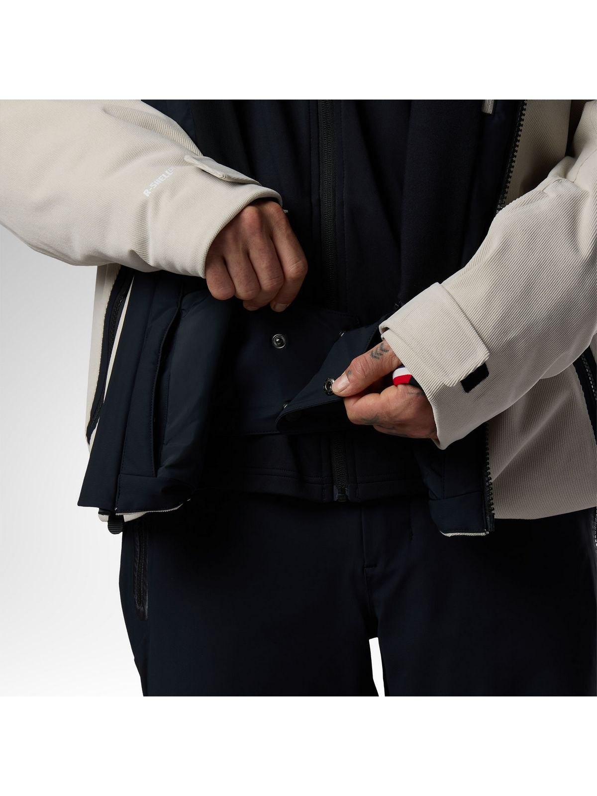 Kurtka narciarska męska ROSSIGNOL M Corduroy Insulated Ski Jkt szara