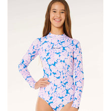 Kostium dziewczęcy RIP CURL Sunshine Upf Ls Surfsuit- Girl niebieski
