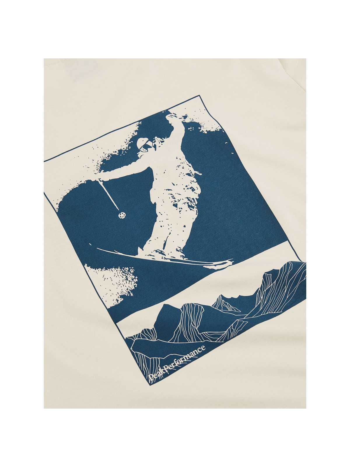 Koszulka Peak Performance M Explore Graphic Tee beżowy - Adventure Sports