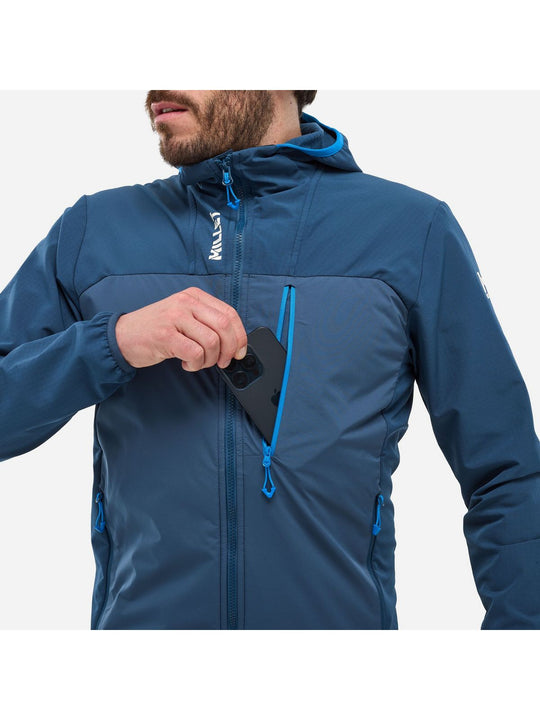 Kurtka MILLET M SENECA HYBRID HOODIE granatowa
