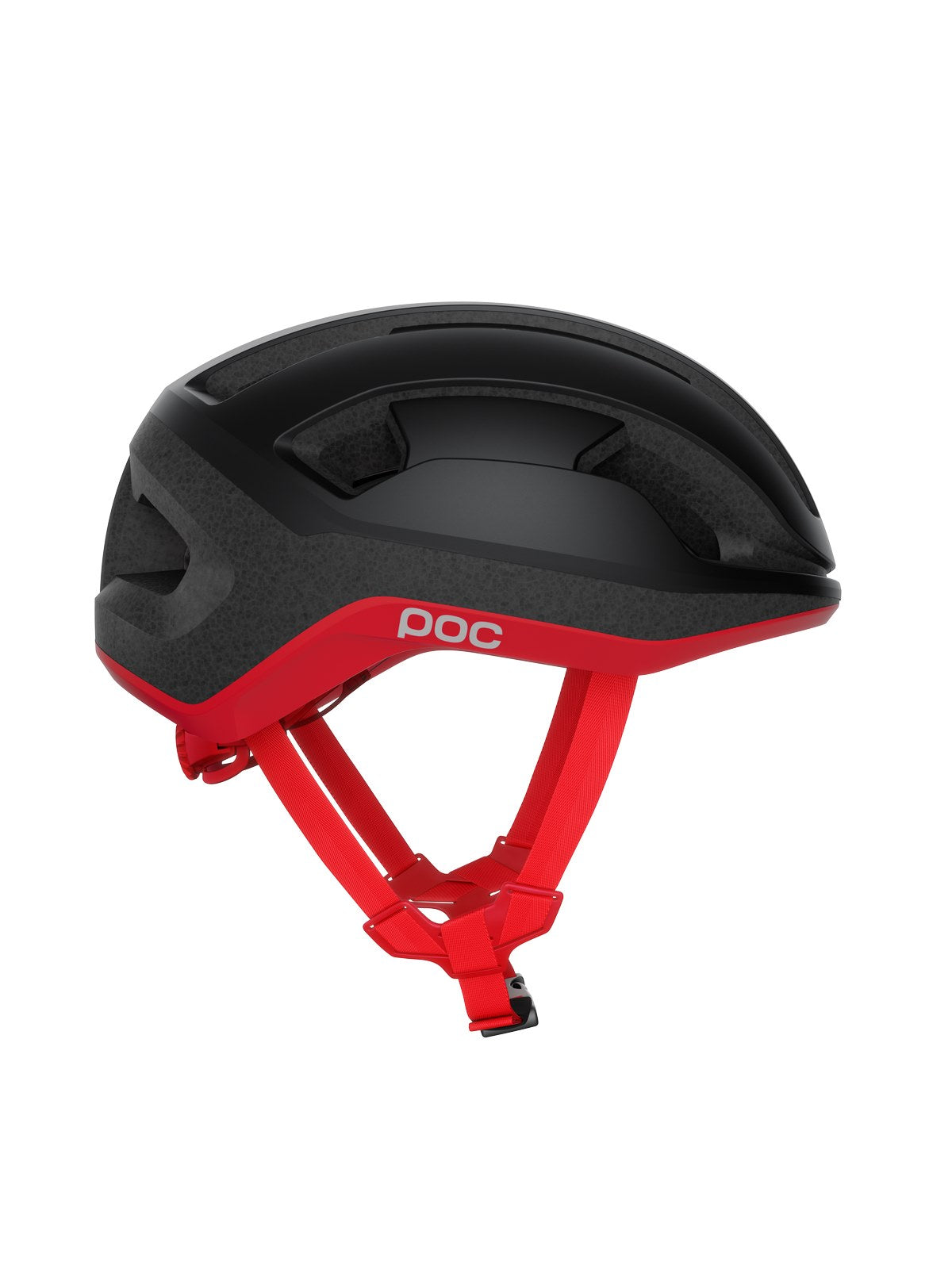 Kask rowerowy POC Omne Lite czarno czerwony - Adventure Sports