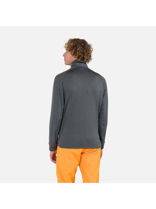 Bluza outdoorowa męska Rossignol Blackside Fleece Fz szara - Adventure Sports
