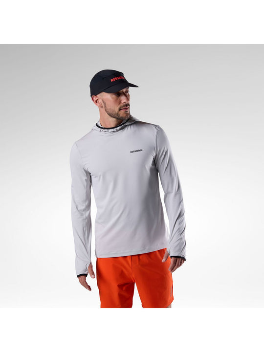 Bluza męska ROSSIGNOL Westweg Sun Hoodie szara
