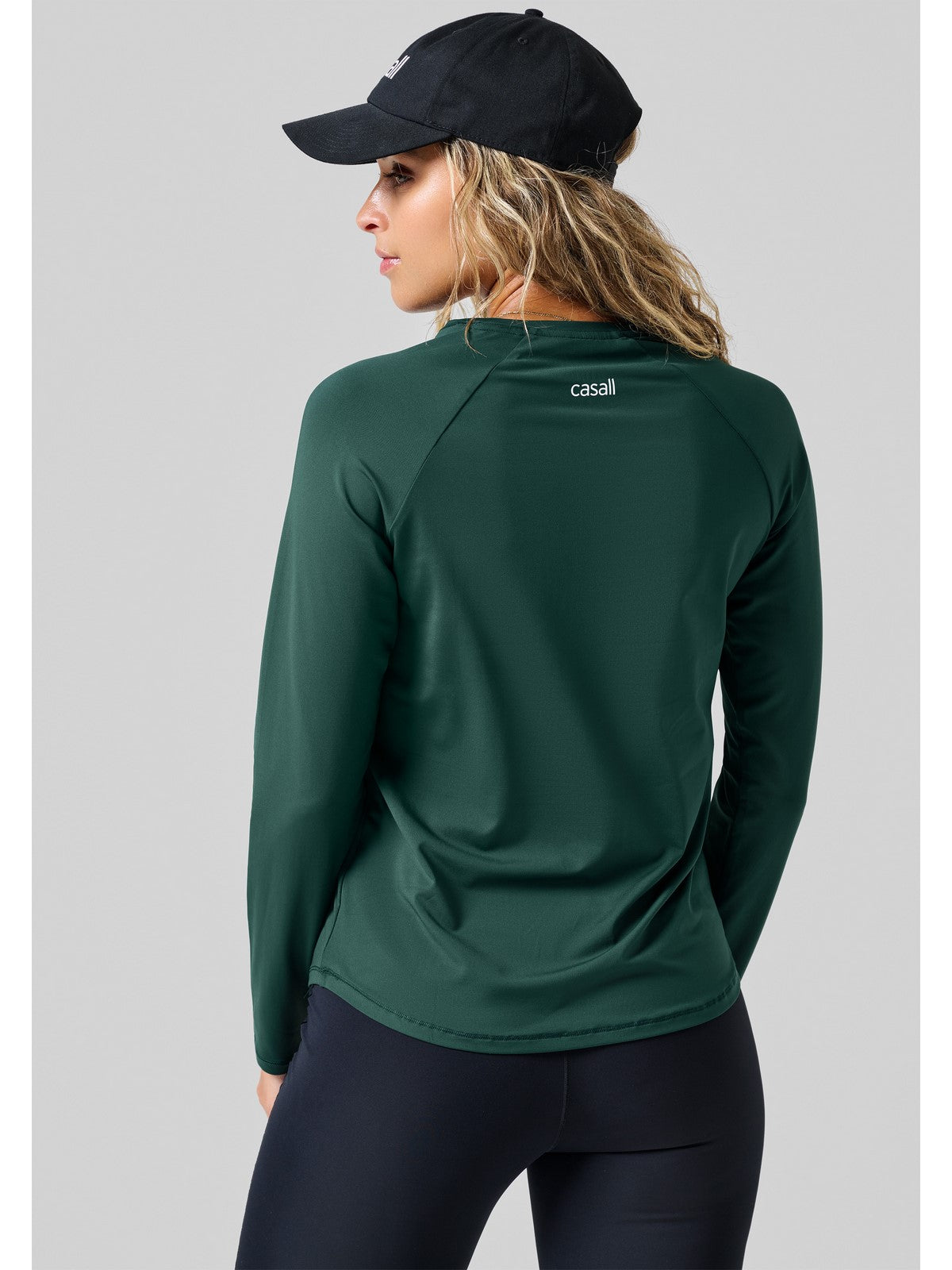 Koszulka CASALL Essential Long Sleeve zielony - Adventure Sports