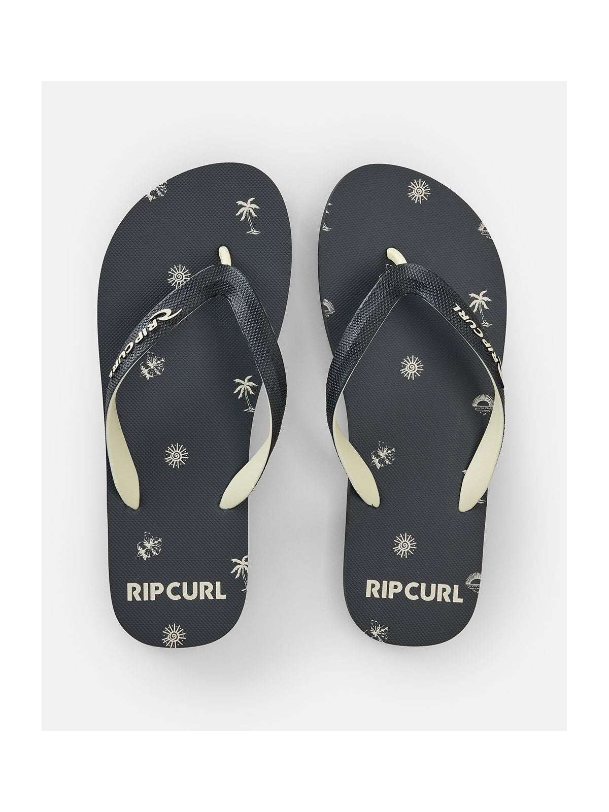 Japonki męskie RIP CURL Sessions Bloom Open Toe czarne
