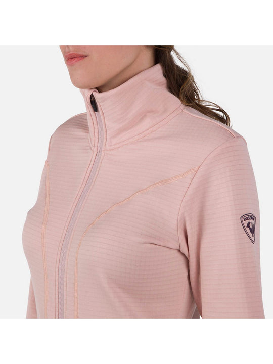 Bluza Rossignol W Blackside Fleece Fz różowy - Adventure Sports

